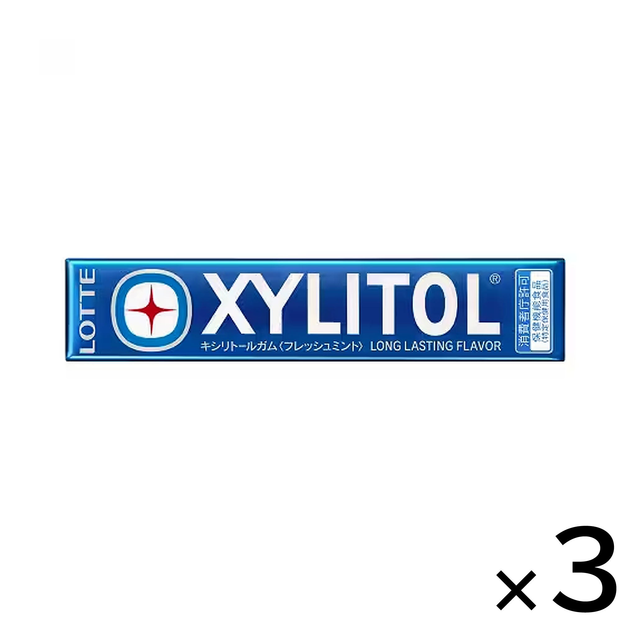 LOTTE Xylitol Gum Fresh Mint (3-pack)
