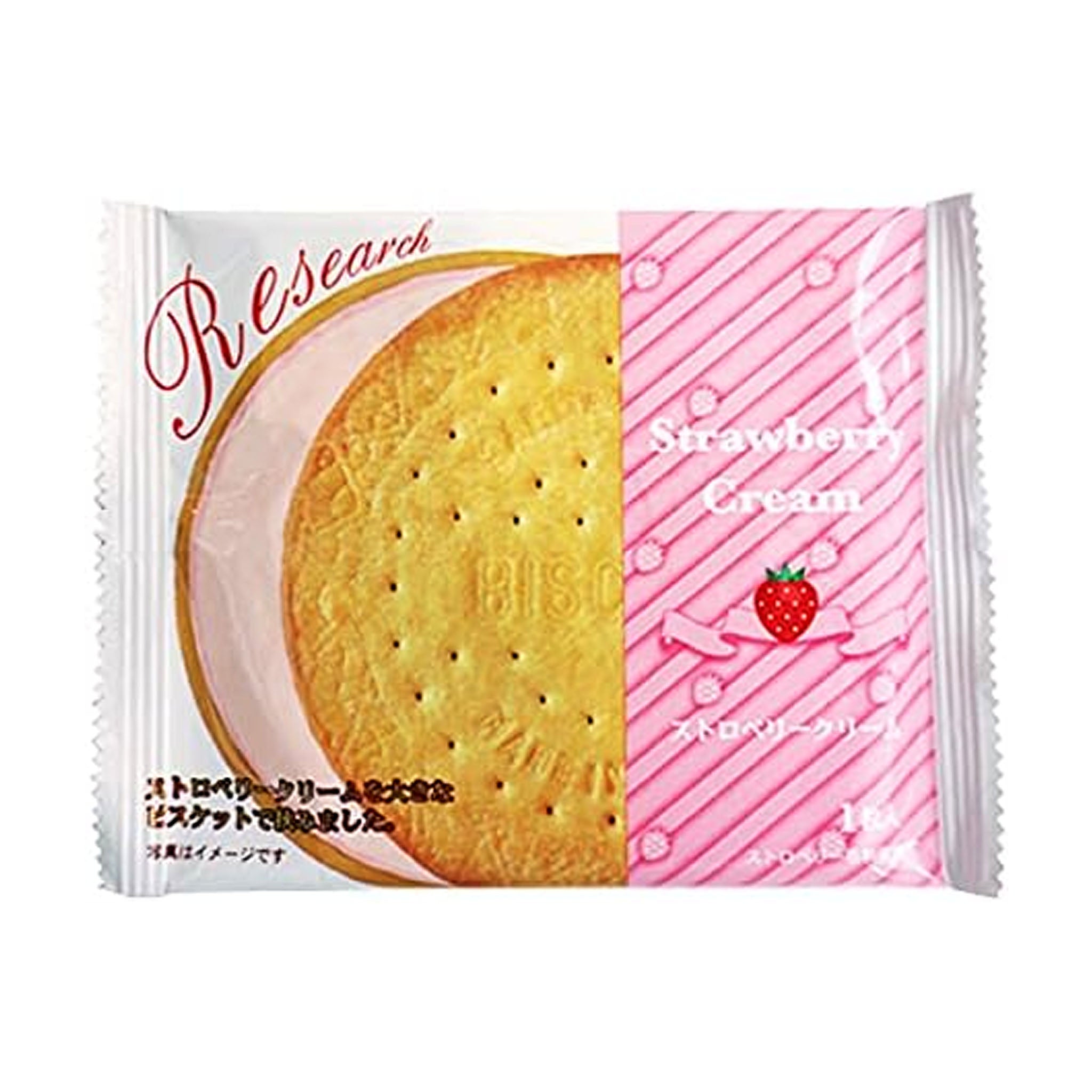 Maeda Seika Strawberry Cream Sandwich Biscuits