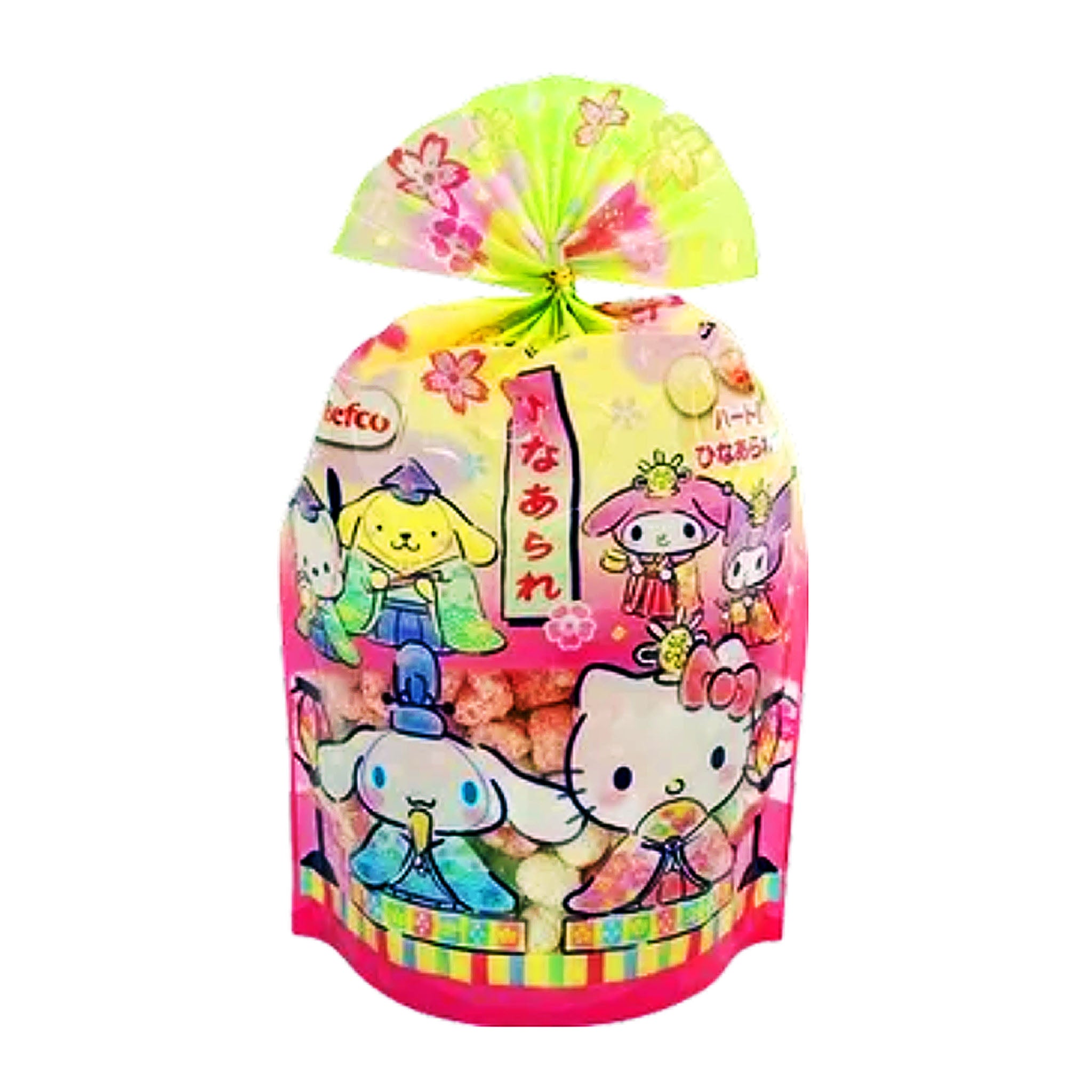 Kuriyama Beika Sanrio Drawstring Bag Characters Hina Arare