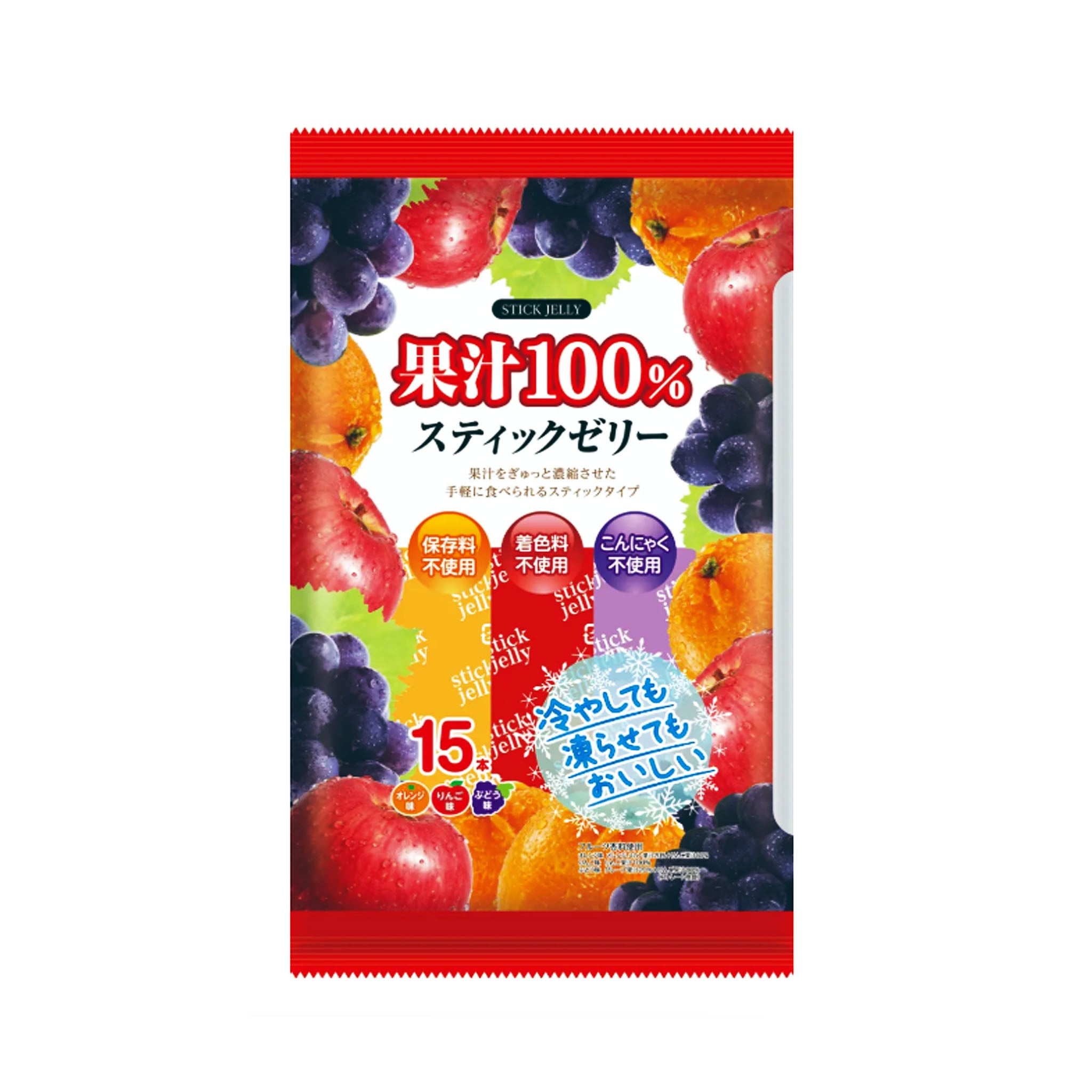 Ribon 100% Fruit Juice Stick Jelly